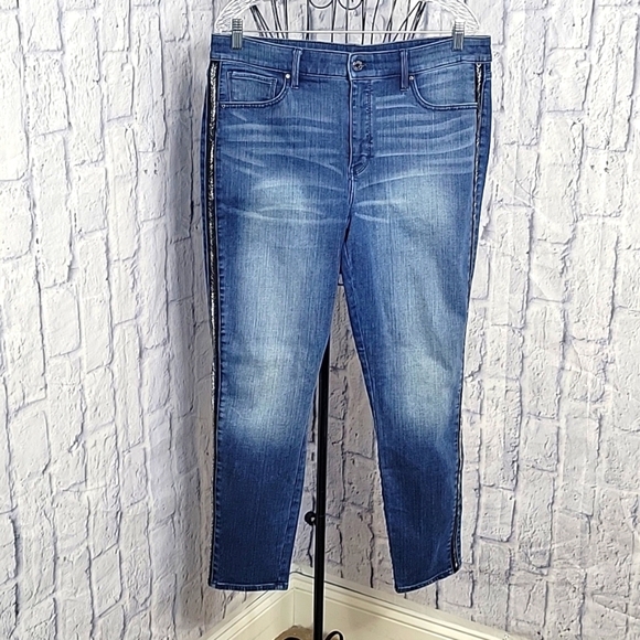 White House Black Market Denim - WHITE HOUSE BLACK MARKET HIgh Rise Skinny Ankle‎ Jeans Size 14